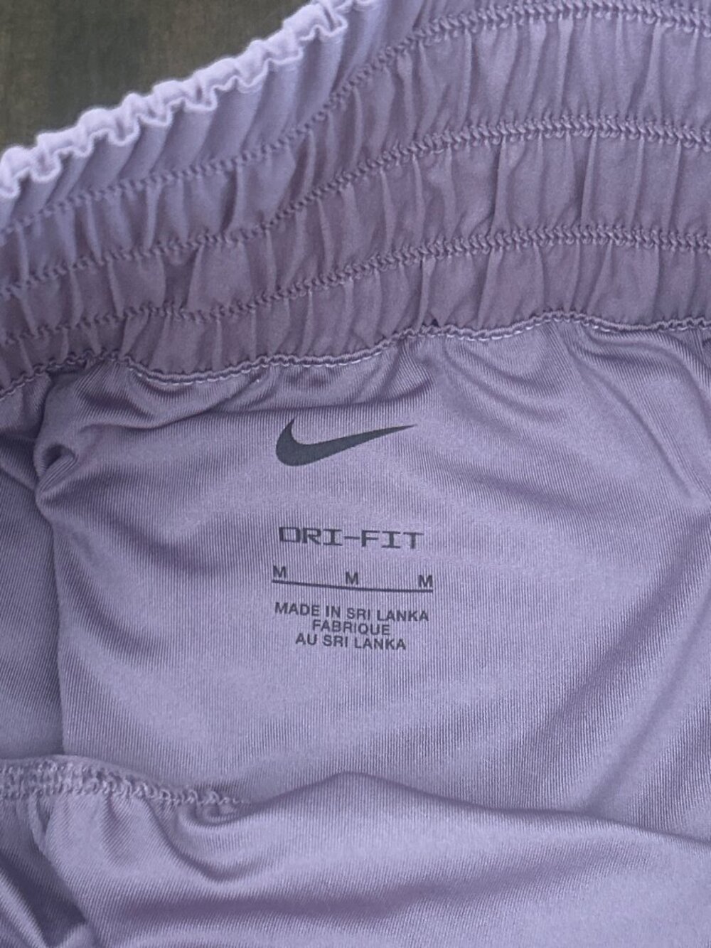 Nike Dri-Fit Womens Purple Running Shorts Elastic Waist Athletic Wear - Picture 3 of 10